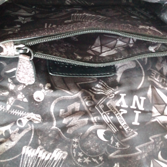 Steve Madden Grey Glitter Steel Chain Crossbody Bag - Picture 10 of 13